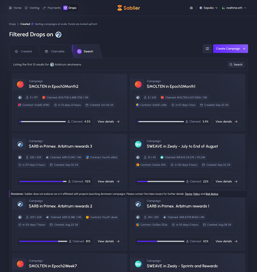 Airdrop Search